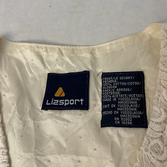 LIZ- SPORT VINTAGE COTTON VEST TOP 10 - Picture 14 of 16